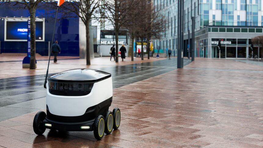 fast food delivery robot