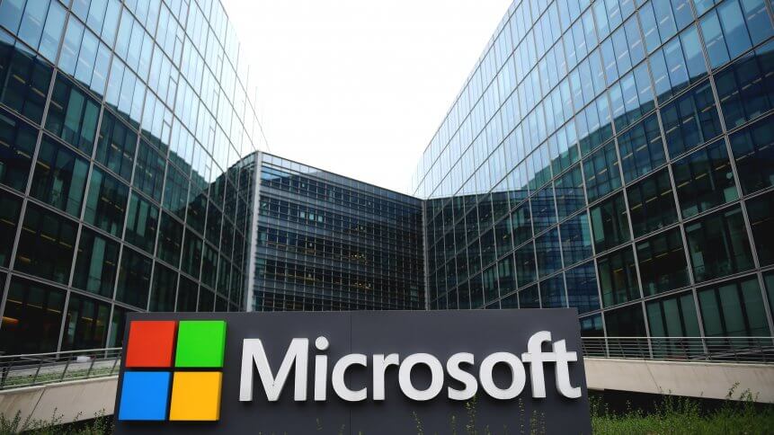 French headquarters of US multinational technology company Microsoft