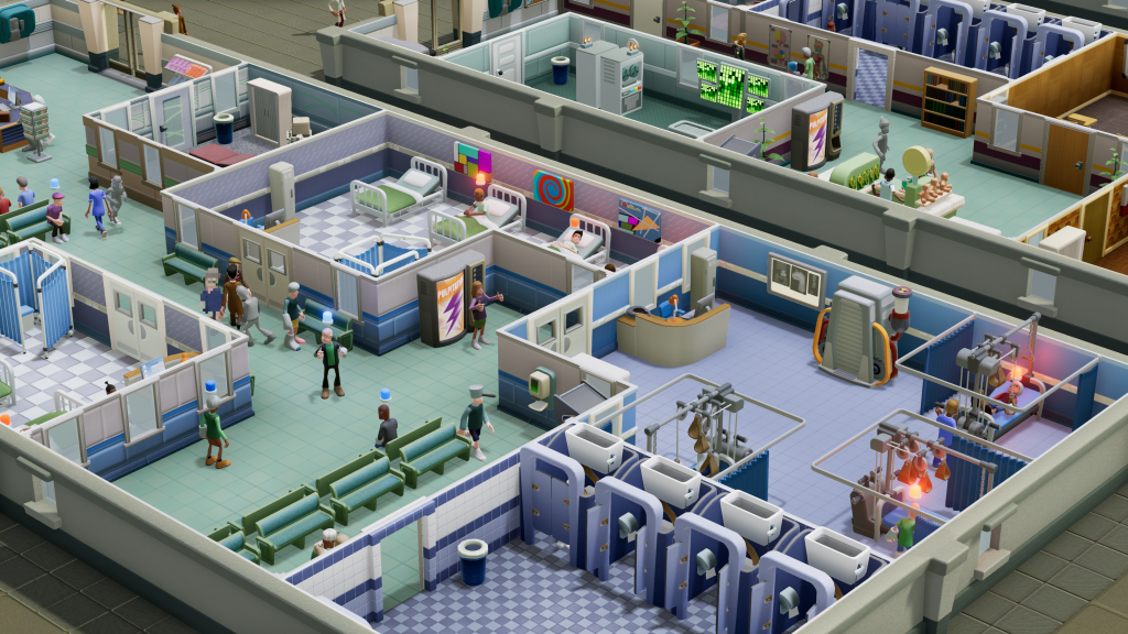 A gameplay screenshot from SEGA title Two Point Hospital