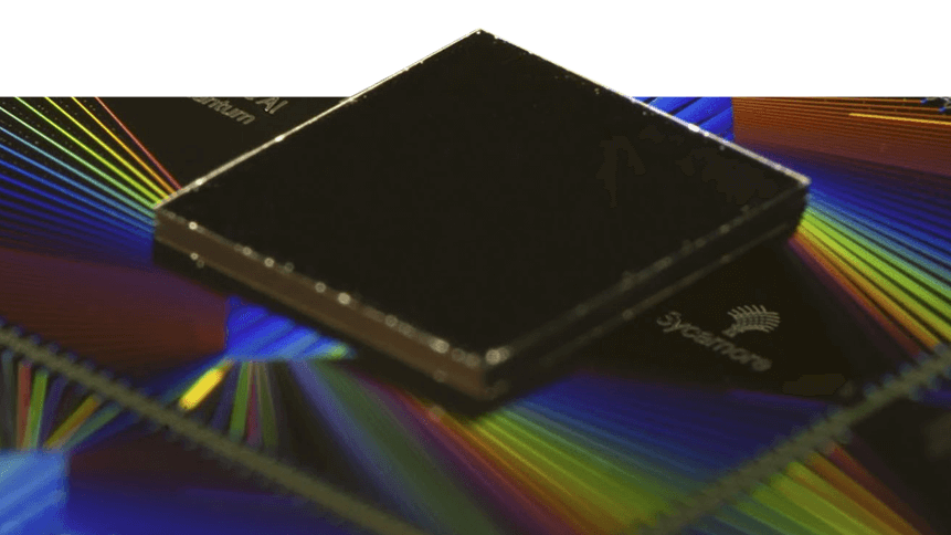 An illustration of Google's Sycamore quantum processor