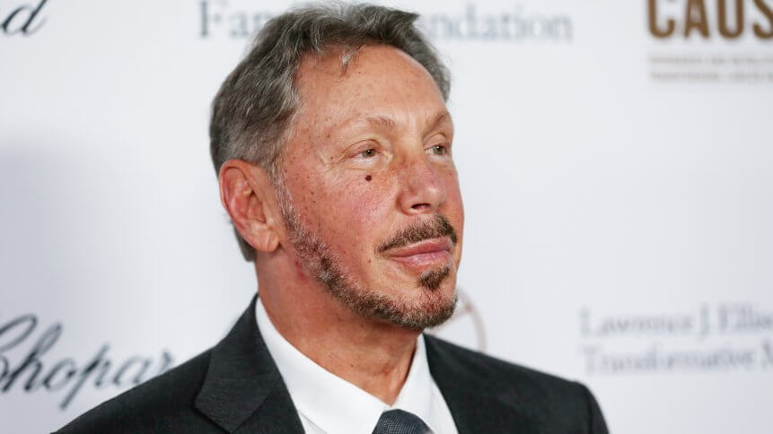 Oracle CEO Larry Ellison attends the Rebels With A Cause Gala 2019 at Lawrence J Ellison Institute