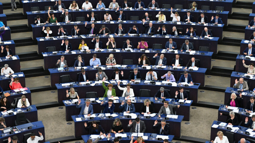MEPs voting on an attempt to formulate generative AI regulation.