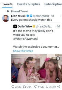 Twitter boss promotes anti-trans "documentary."